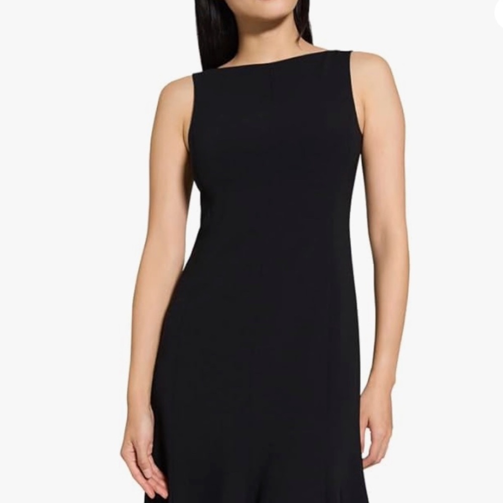 Theory Sleeveless Mermaid Midi Dress • NWOT • Boatneck • Size 6 - Picture 5 of 10